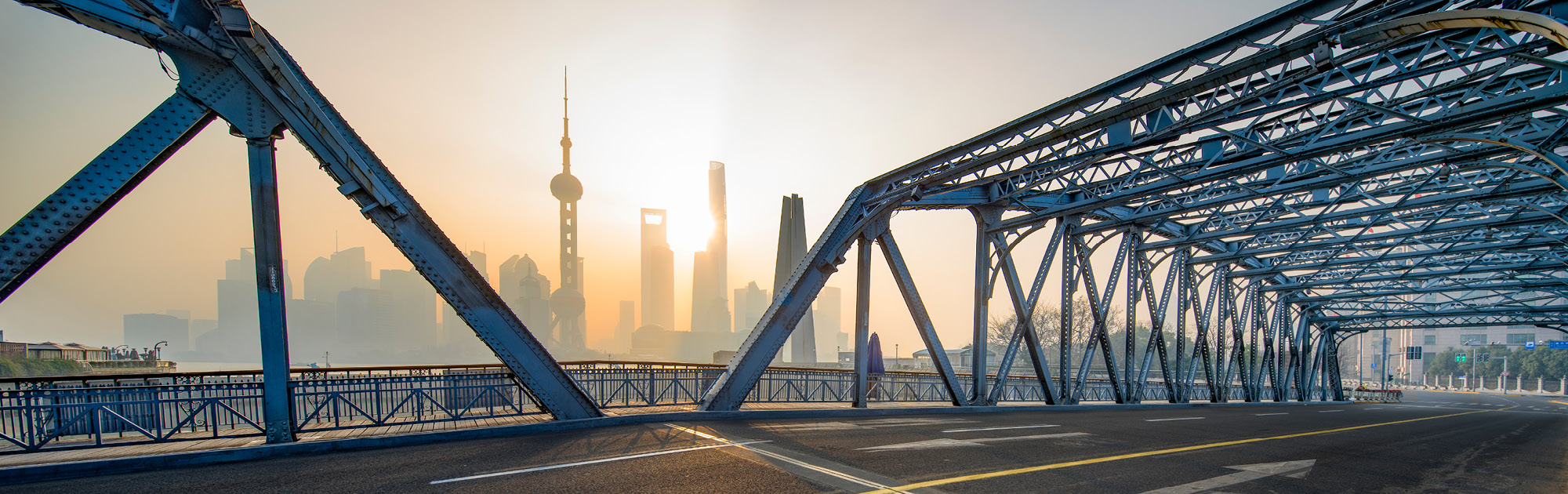view of China skyline