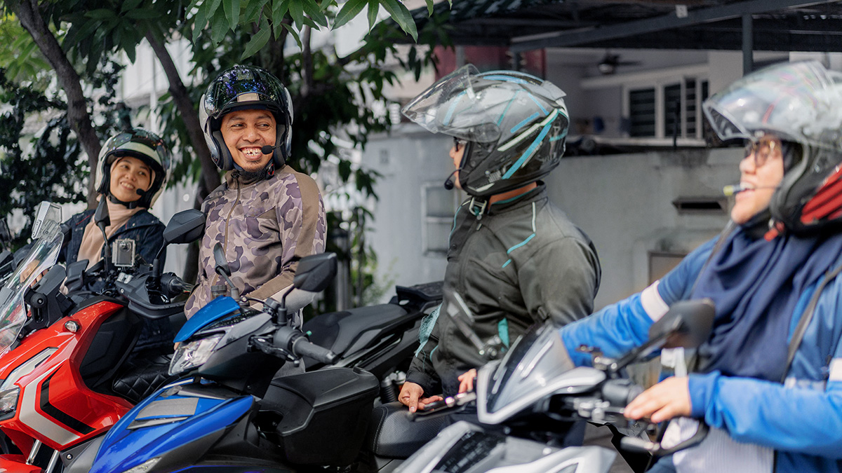 Motorcycle riders