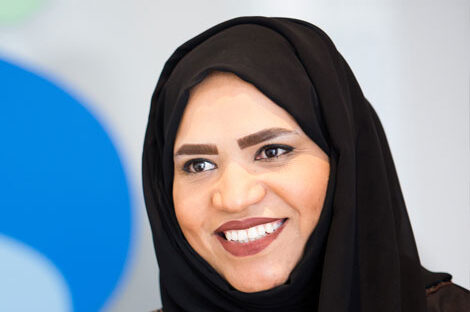 Smiling lady